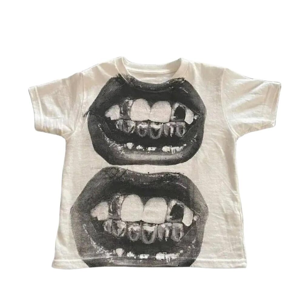 Y2K Vintage Graphic Tee Retro 90s Baby Tops Women's Fashion Cute Shirt